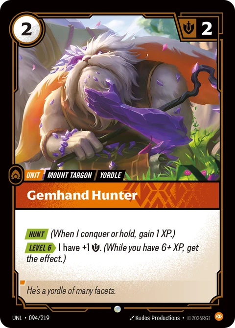Gemhand Hunter - Riftbound card