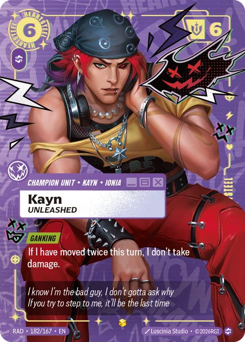 Kayn, Unleashed - Riftbound card