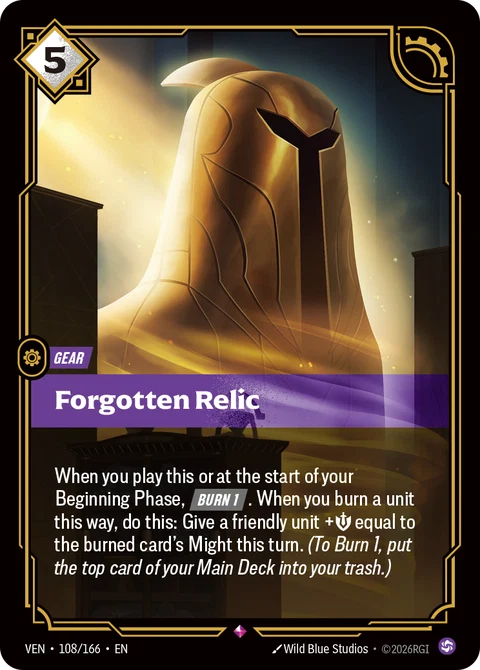 Forgotten Relic - Riftbound card
