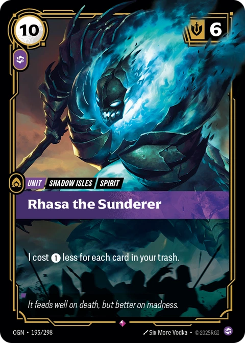 Rhasa the Sunderer - Riftbound card