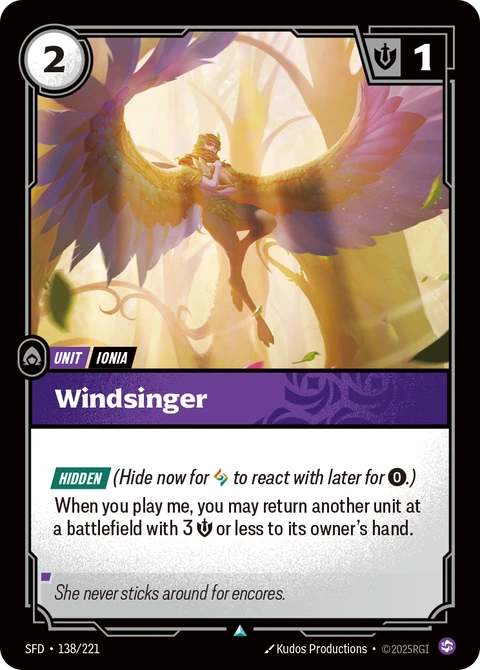 Windsinger - Riftbound card