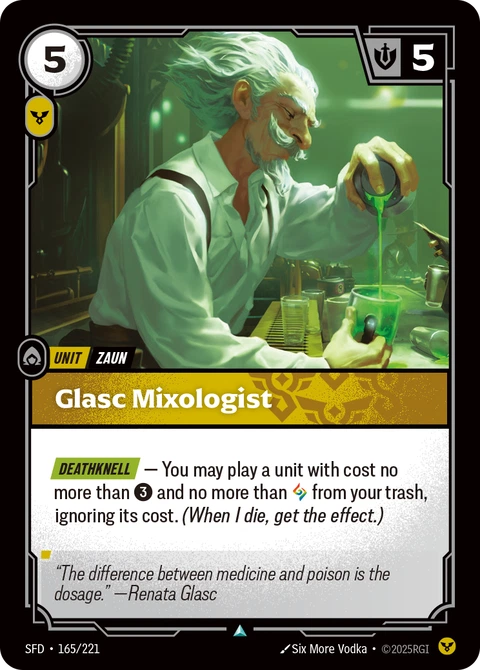 Glasc Mixologist - Riftbound card