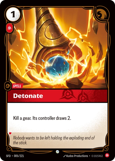 Detonate - Riftbound card