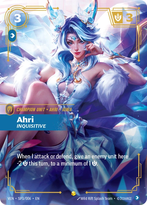Ahri, Inquisitive - Riftbound card