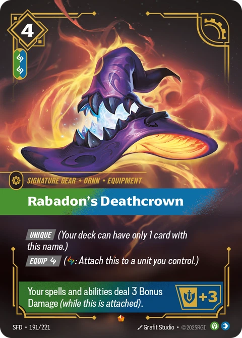 Rabadon's Deathcrown - Riftbound card