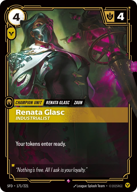 Renata Glasc, Industrialist - Riftbound card