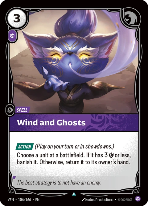 Wind and Ghosts - Riftbound card