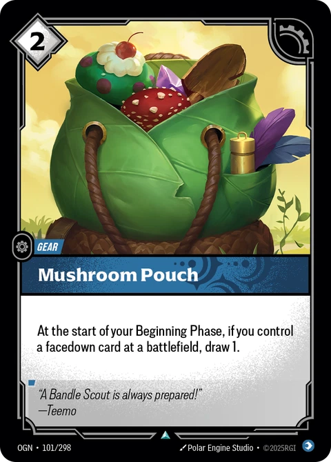Mushroom Pouch - Riftbound card