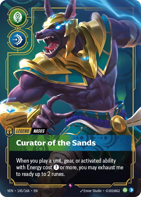 Nasus, Curator of the Sands - Riftbound card