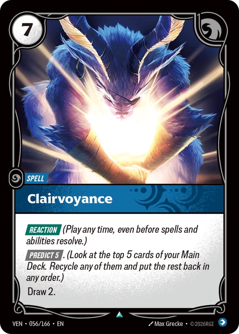 Clairvoyance - Riftbound card
