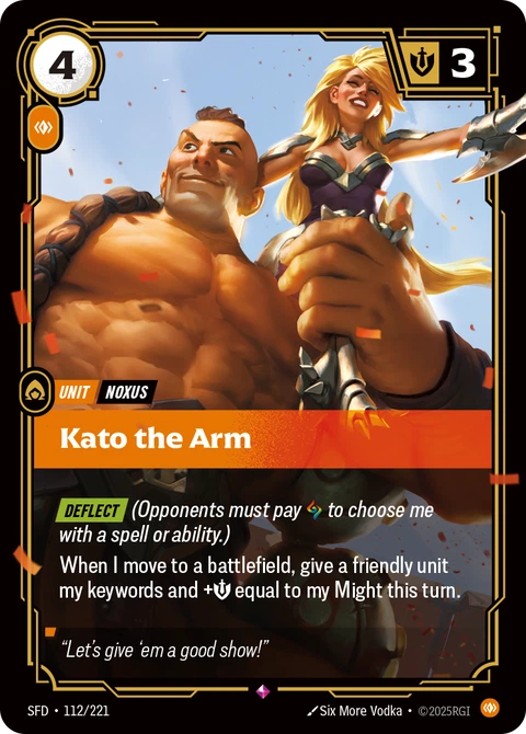 Kato the Arm - Riftbound card