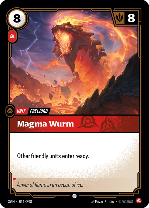 Magma Wurm - Riftbound card