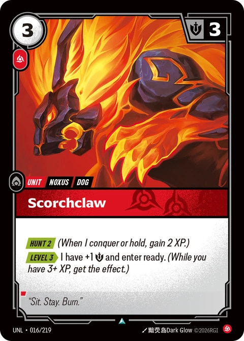 Scorchclaw - Riftbound card