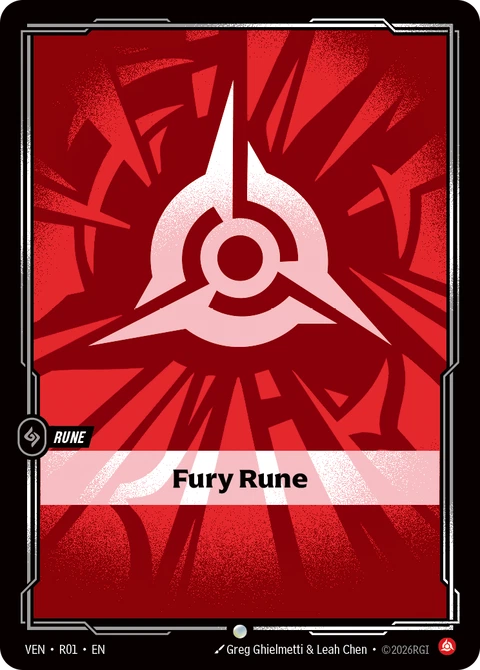 Fury Rune - Riftbound card