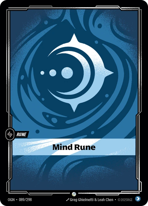 Mind Rune - Riftbound card