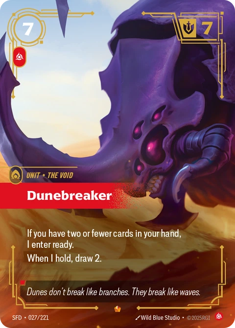 Dunebreaker - Riftbound card