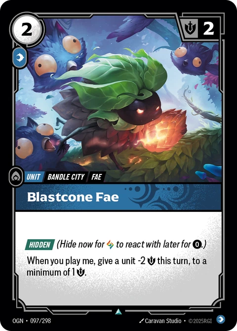 Blastcone Fae - Riftbound card