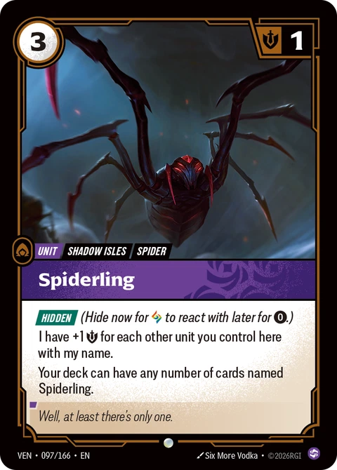 Spiderling - Riftbound card