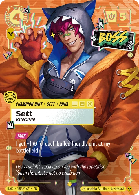 Sett, Kingpin - Riftbound card