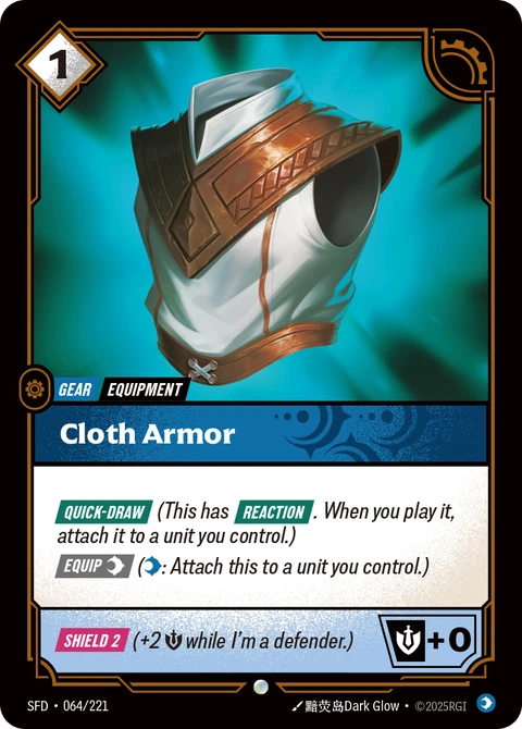 Cloth Armor - Riftbound card