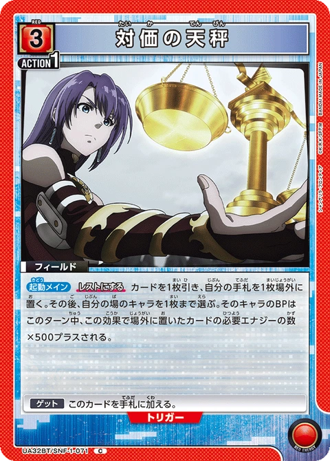 Reward Scale, Union Arena (Asia) Main Card