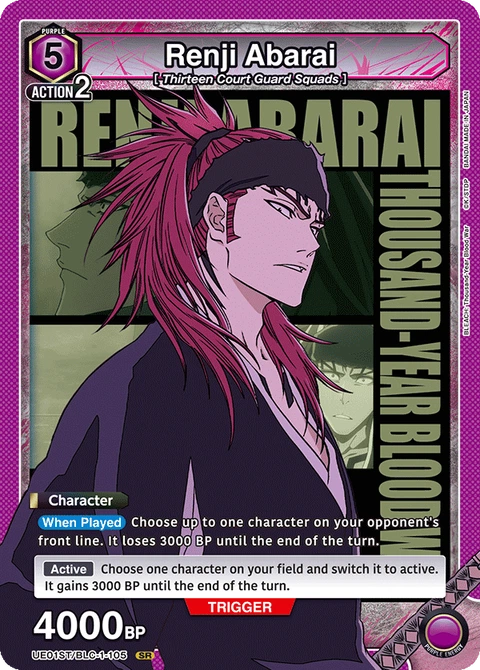 Renji Abarai - Union Arena (English) card