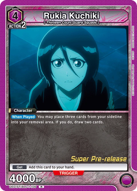 Rukia Kuchiki - Union Arena (English) card