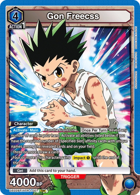 Gon Freecss - Union Arena (English) card