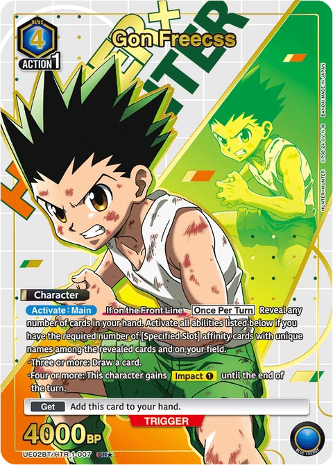 Gon Freecss - Union Arena (English) card