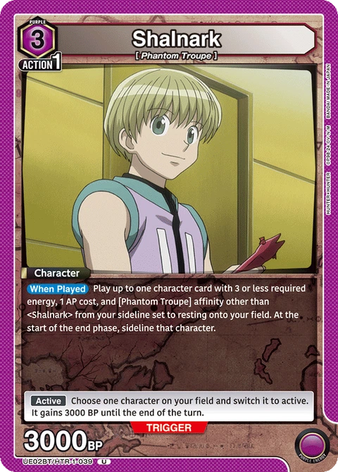 Shalnark - Union Arena (English) card