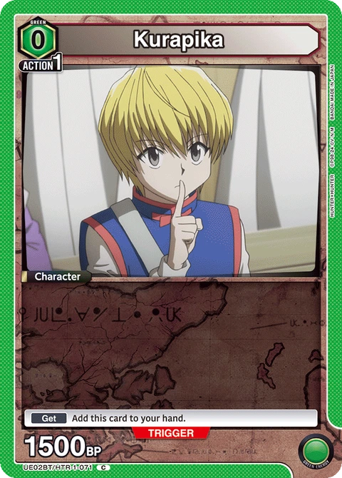 Kurapika - Union Arena (English) card