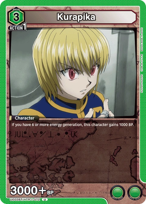Kurapika - Union Arena (English) card