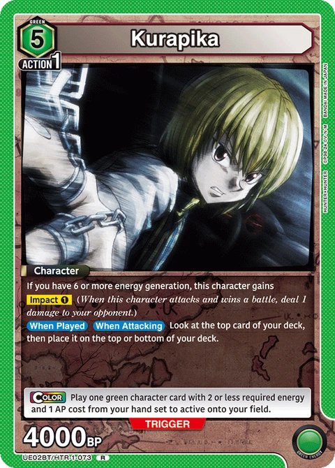 Kurapika - Union Arena (English) card