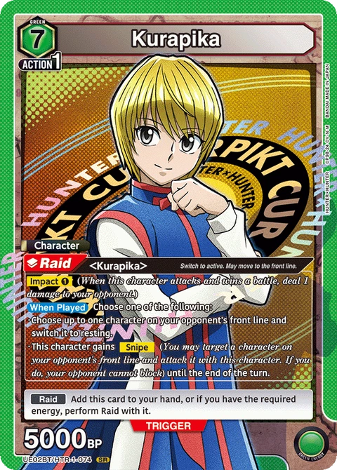 Kurapika - Union Arena (English) card