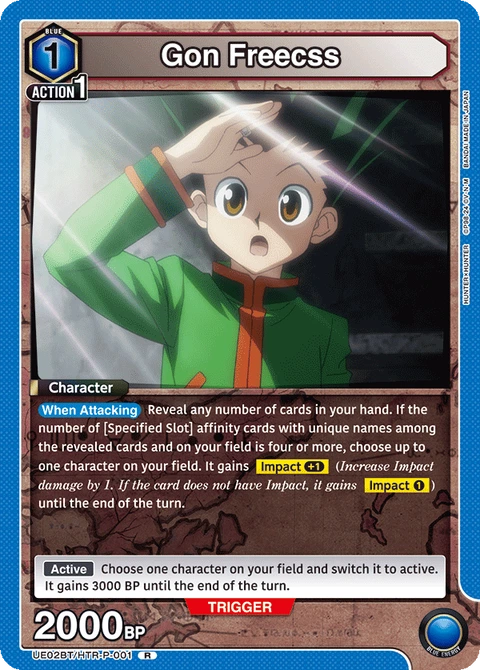 Gon Freecss - Union Arena (English) card