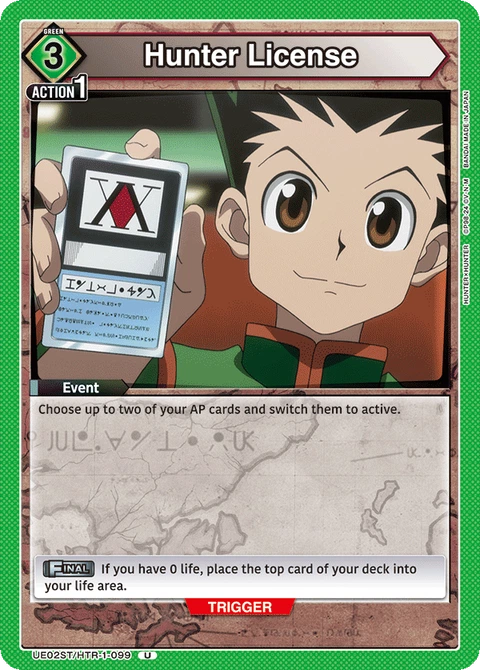 Hunter License - Union Arena (English) card