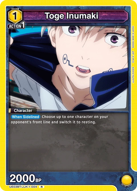 Toge Inumaki - Union Arena (English) card