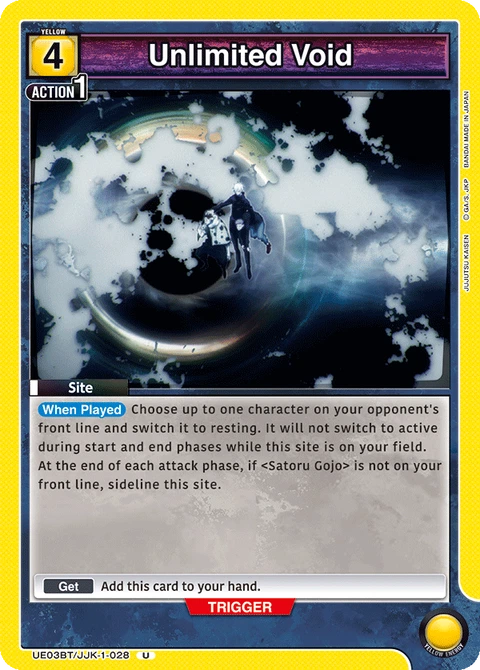 Unlimited Void - Union Arena (English) card