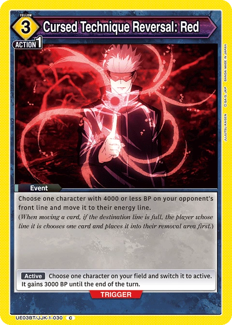 Cursed Technique Reversal: Red - Union Arena (English) card