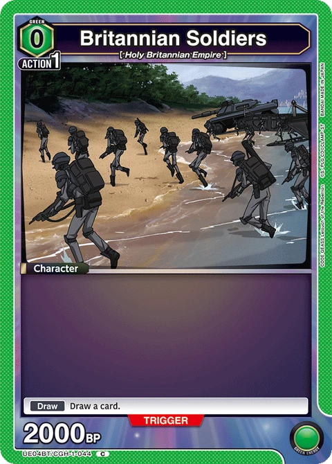 Britannian Soldiers - Union Arena (English) card