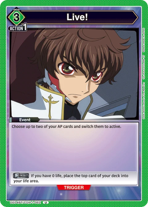 Live! - Union Arena (English) card