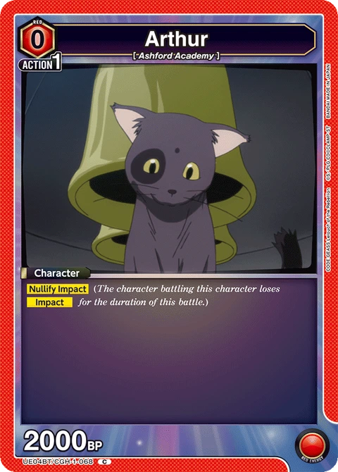Arthur - Union Arena (English) card
