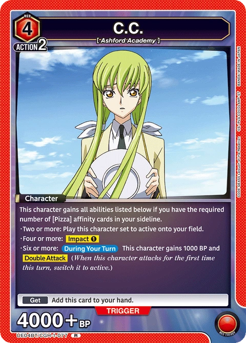 C.C. - Union Arena (English) card