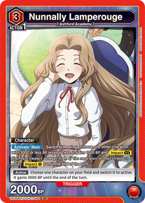 Nunnally Lamperouge - Union Arena (English) card