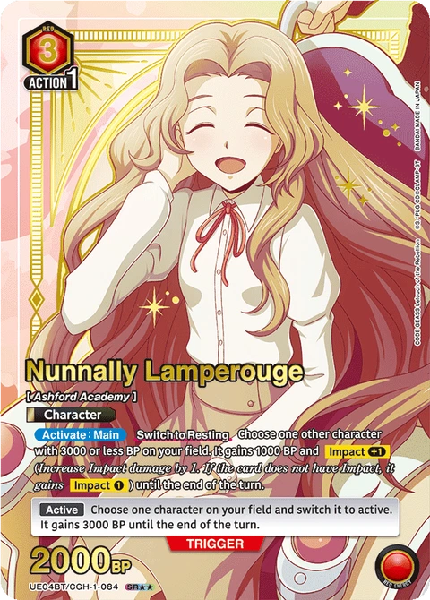 Nunnally Lamperouge - Union Arena (English) card