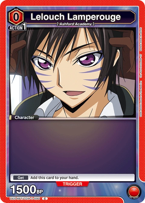 Lelouch Lamperouge - Union Arena (English) card