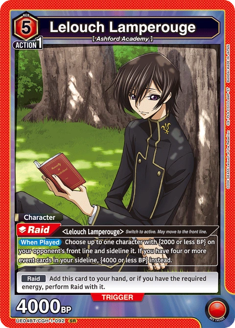 Lelouch Lamperouge - Union Arena (English) card
