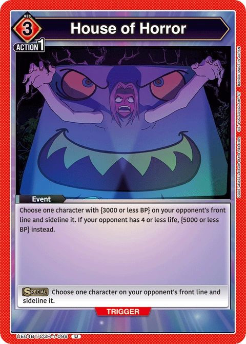 House of Horror - Union Arena (English) card