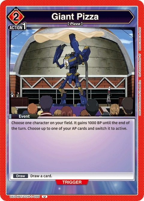 Giant Pizza - Union Arena (English) card