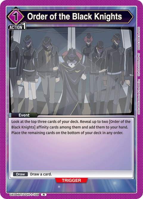 Order of the Black Knights - Union Arena (English) card
